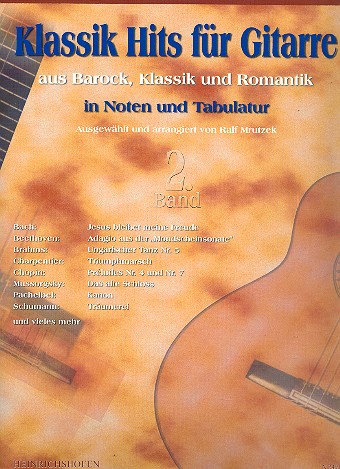 Klassik Hits für Gitarre Band 2