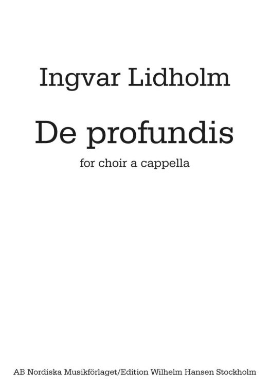 De profundis