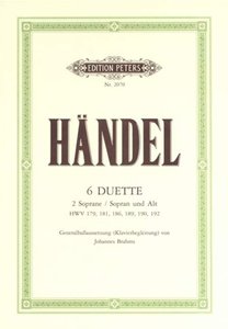 6 Duette HWV 179, 181, 186, 189 ,190 ,192