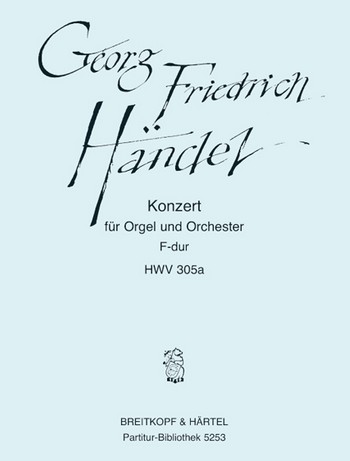 Orgelkonzert Nr. 16 F-Dur HWV 305a