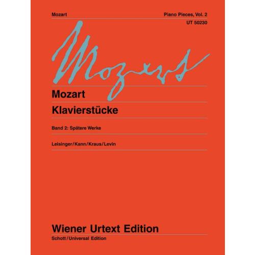 Klavierstücke Band 2: Spätere Werke