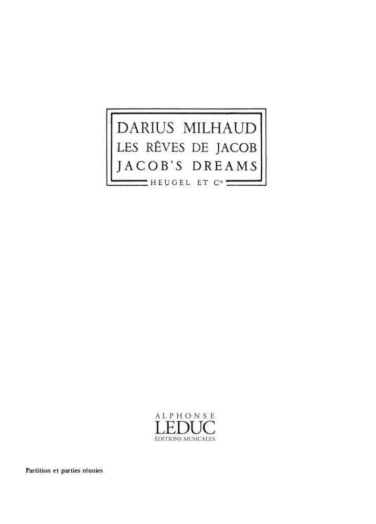 Les Reves de Jacob op. 294 (1949)