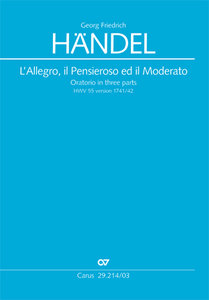 L'Allegro il Pensieroso ed il Moderato, HWV 55 (Frohsinn und Schwermut)