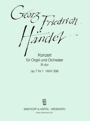 Orgelkonzert Nr. 7 B-Dur op. 7/1 HWV 306