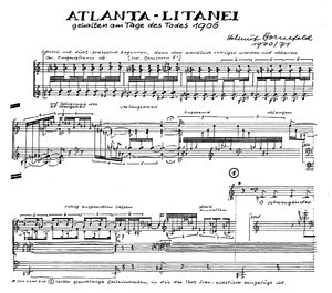 Atlanta-Litanei (1970/71)