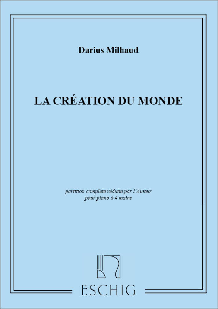 La Creation Du Monde op. 81a