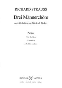 Drei Männerchöre, op. 123