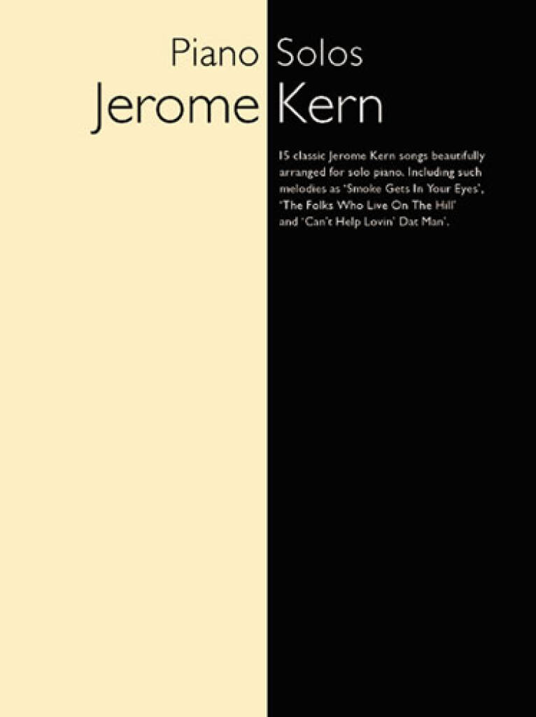 Jerome Kern - Piano Solos
