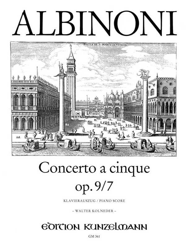 Concerto a cinque op. 9 / 7