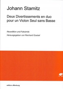 2 Divertissements en duo pour un Violon Seul sans Basse