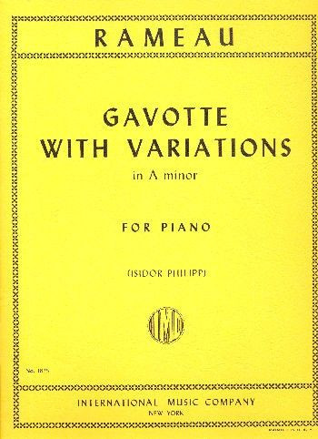 Gavotte & Variationen a-moll