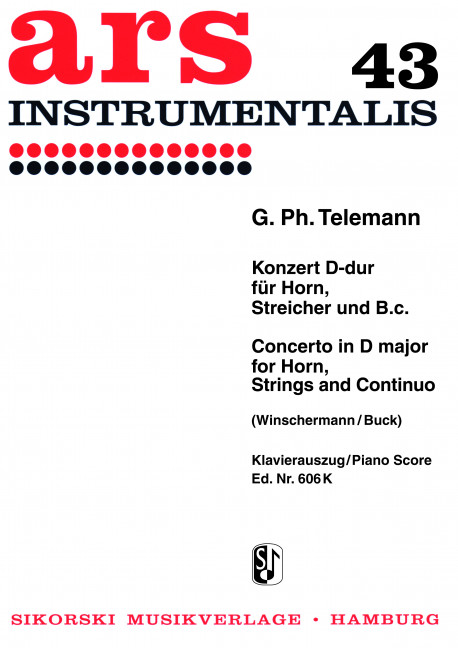 Konzert D-Dur TWV 51:D8