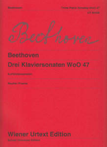 Drei Klaviersonaten WoO 47 "Kurfürstensonaten"