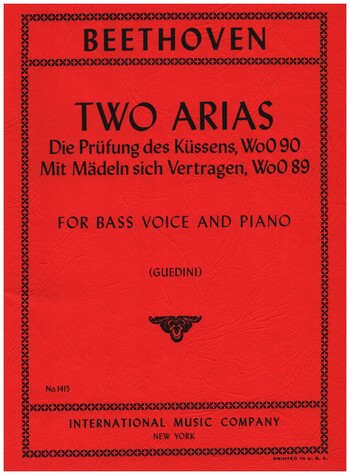[316110] Zwei Arien für Bass / Two Arias for Bass