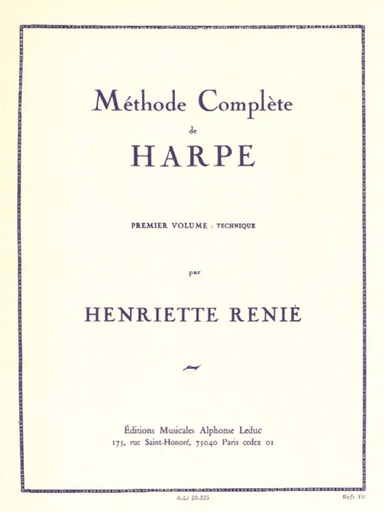 [115739] Methode Complete de Harpe Band 1