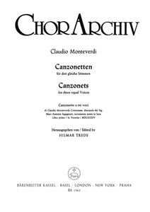 [171154] Canzonetten / Canzonette