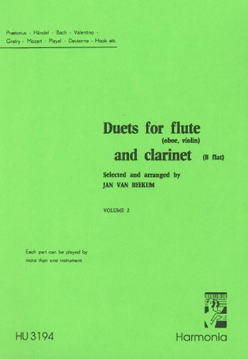 [3282] Duets for Flute and Clarinet Band 2