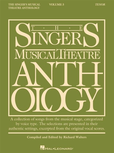 [60669] The Singers Musical Theatre Anthology - Tenor Vol. 3