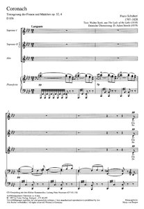 [244312] Coronach, D 836, op. 52/4 - deutscher Text