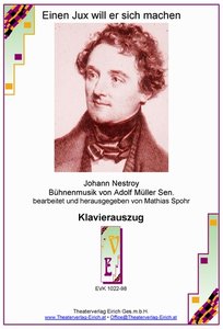 [75723] Einen Jux will er sich machen (Klavierauszug mit 12 Liedern)