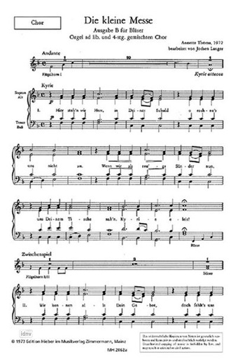 [104981] Die kleine Messe