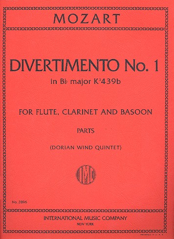 [51154] Divertimento Nr. 1 B-Dur KV 439a (Anh.229)