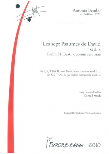 [134115] Les sept Psaumes de David, Vol. 2 : Psalm 31 : Beati, quorum remissae