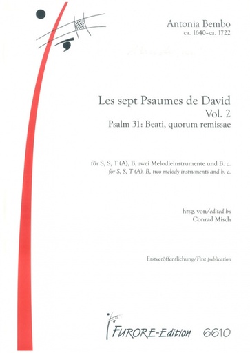 [134115] Les sept Psaumes de David, Vol. 2: Psalm 31: Beati, quorum remissae