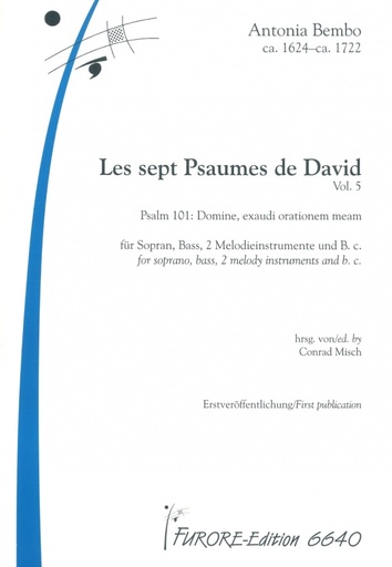 [134120] Les sept Psaumes de David, Vol. 5 : Psalm 101 : Domine, exaudi orationem