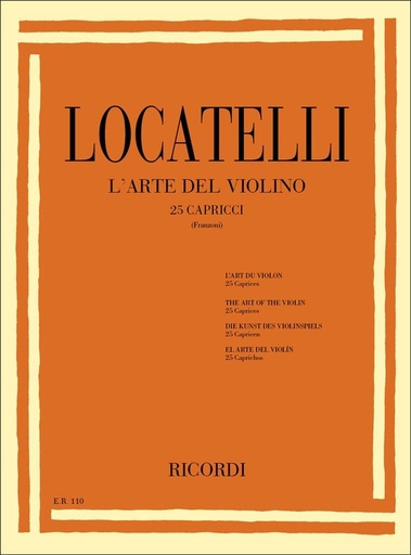 [51524] L'arte del Violino - 25 Capricci op. 3
