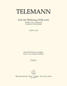 [298992] Gott der Hoffnung erfülle euch TVWV 1:634