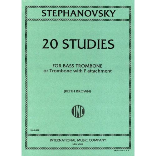 [21025] 20 studies for Bass Trombone