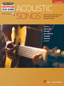 [311703] Acoustic Songs - Deluxe Guitar Play-Along Vol. 3