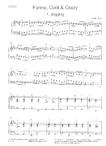 [230090] Funny, Cool & Crazy - Klavier