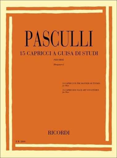 [26408] 15 Capricci a guisa di studi