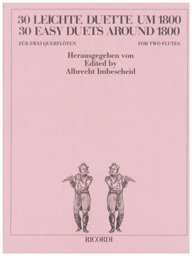 [26420] 30 leichte Duette um 1800