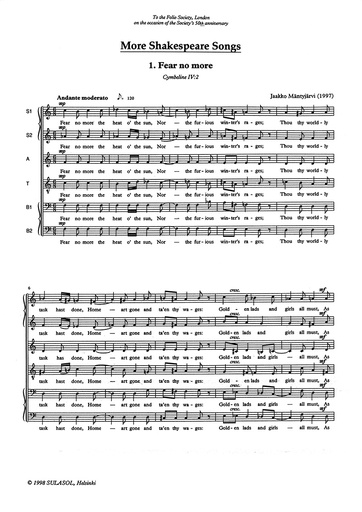 [131774] More Shakespeare Songs