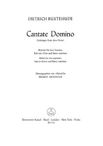 [160230] Cantate Domino BuxWV 12