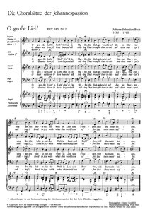 [160258] Die Choralsätze der Johannespassion
