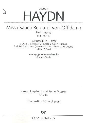 [215989] Heiligmesse, Hob. XXII:10