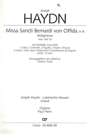 [215990] Heiligmesse, Hob. XXII:10