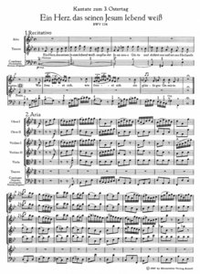 [151077] Ein Herz, das seinen Jesum lebend weiß, BWV 134