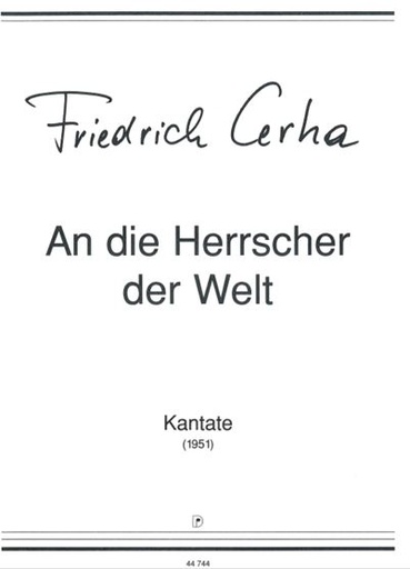 [44-00744] An die Herrscher der Welt ( 1951 )