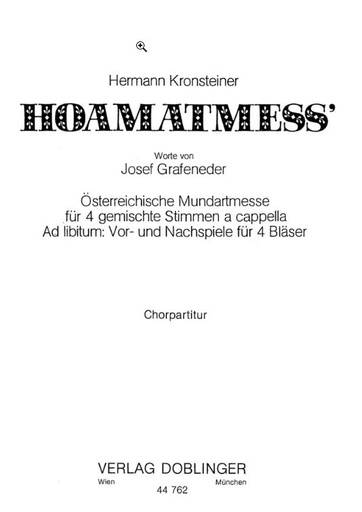 [44-00762-CHP] Hoamatmess’