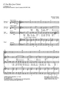 [166570] Das Blut Jesu Christi, SWV 298