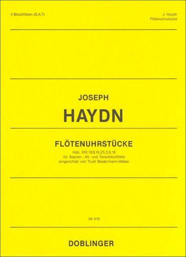 [04-00415] Flötenuhrstücke