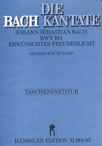 [271715] Erwünschtes Freudenlicht, BWV 184