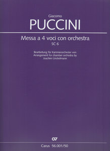 [311814] Messa a 4 voci con orchestra (1880), SC 6 (Messa di Gloria) - Fassung für Kammerorchester