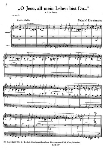 [02-00265] Sechs Choralvorspiele