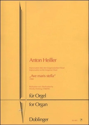 [02-00405] Improvisation über den Gregorianischen Choral Ave maris stella